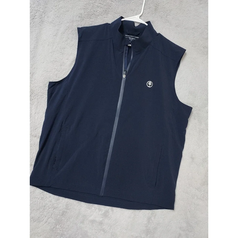 Holderness Bourne Jacket Mens XL The Conrad Dry Luxe Performance Full Zip Vest